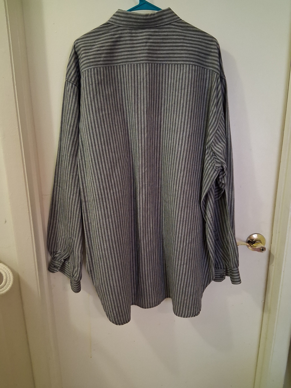 Vintage 80s/90s Willis & Geiger William Smith Striped Safari Utility Field Shirt - Picture 2 of 4